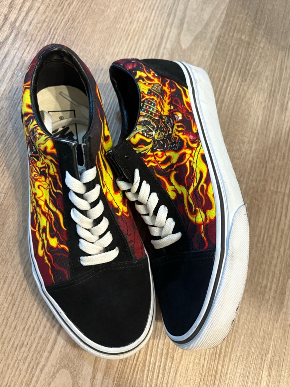 Old Skool flame vans samurai rising graphic - Picture 9 of 10